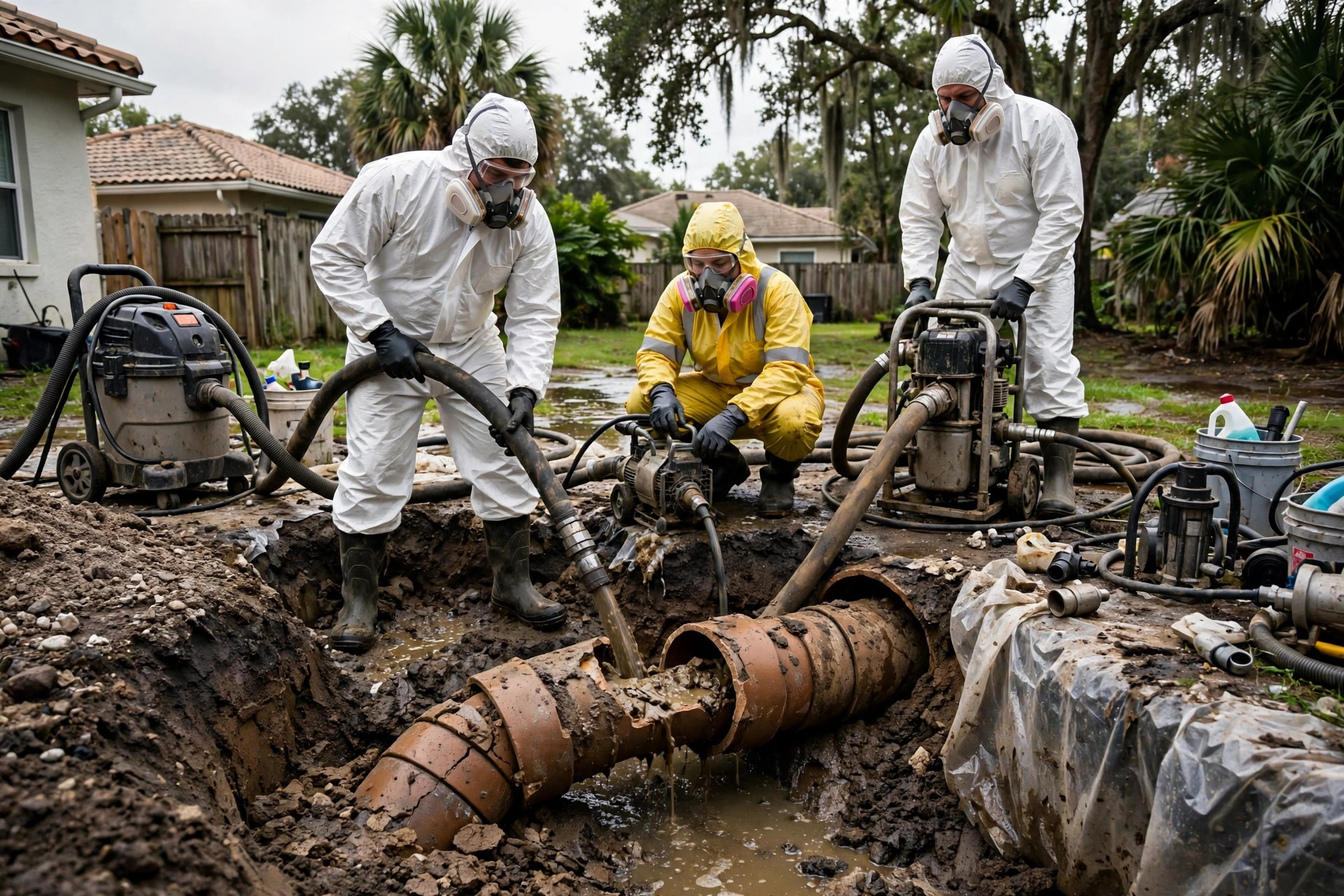 Dealing With Sewage Backup in Older Tampa Sewer Lines