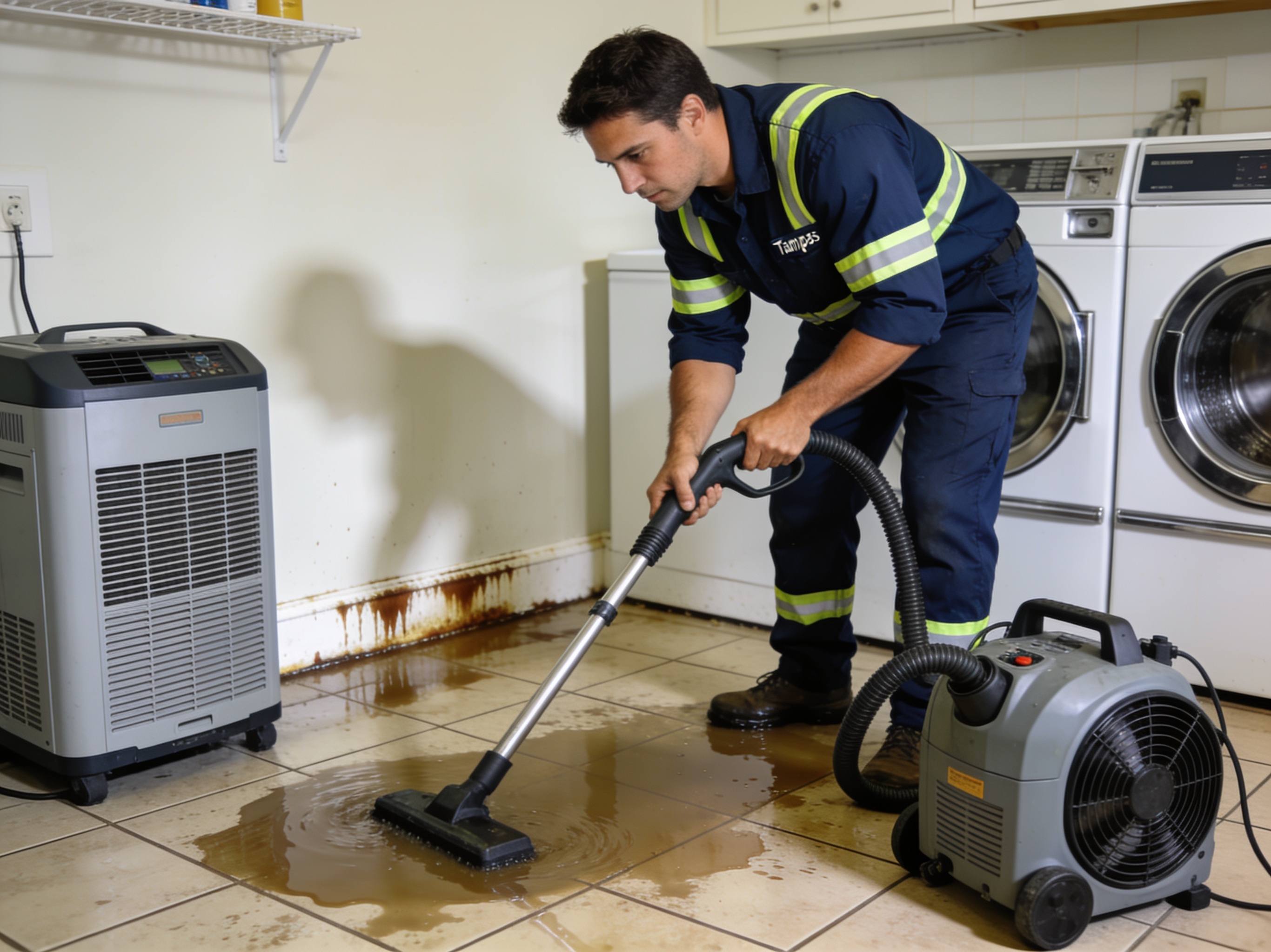 Laundry Room Flood Service in Tampa